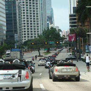 Motoring thru Miami on the Miami Road Rally