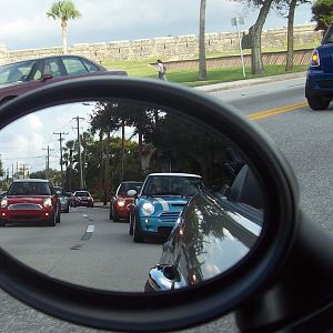 Rallying past The Spanish Fort in St Augustine