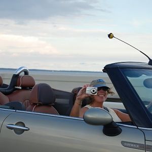 Crossing the bay in Pensacola.