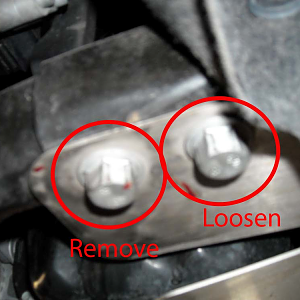 pic3 - Remove Rear Sub Frame to Bumper Connecting Bolts and Loosen Front Bo