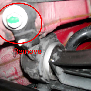pic8 - Remove Wishbone / Control Arm Carrier Bolt - pass side