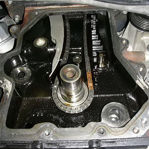 Timing Chain Cover Removed