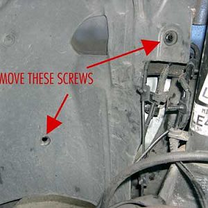 pic66 - reattach brake pad sensor wire