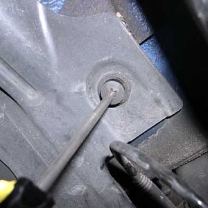 pic67 - reattach brake pad sensor wire 2