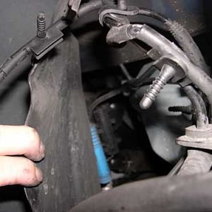 pic68 - reattach brake pad sensor wire 3