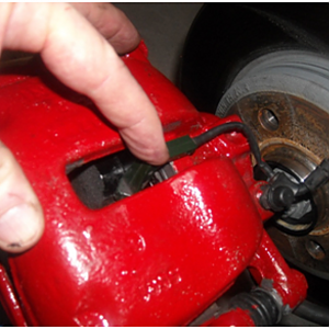 pic16 - reconnect brake pad sensor