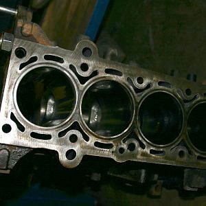 Block with Out-of-Round Cylinders