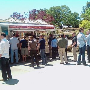 Curry Up Now at Tesla Motors