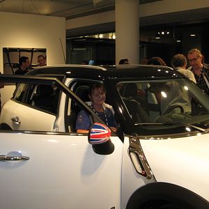 Mrs. Mr. Jim tries out the passenger side....