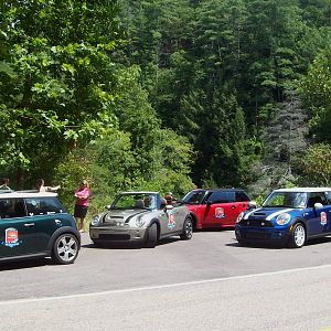 Regrouping at the end of the Dragon on the way to Knoxville