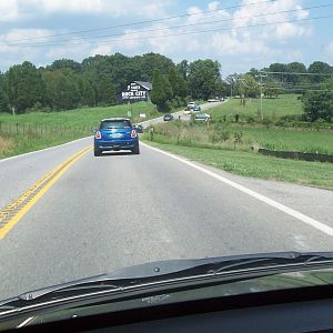 Catching up with other MINIs on the way to Knoxville