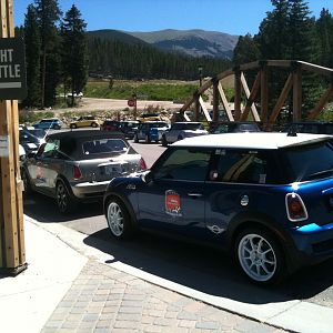 Our MINIs in the mountains!