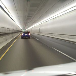 Side trip thru the Eisenhower tunnel on the way to the Garage Party in Denv