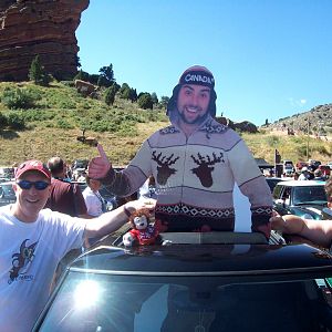 Bruce, Cecli and Sue found "Xiek" at Red Rocks