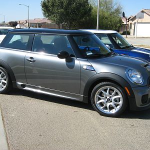 Day 2 first wash job and photo op with the family cars