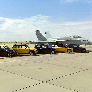 MidCal visits VFA-151 for a photo Op with an F/A-18