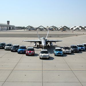 MidCal visits VFA-151 for a photo Op with an F/A-18