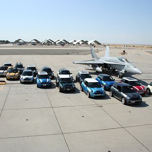 MidCal visits VFA-151 for a photo Op with an F/A-18