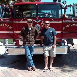 Finally Completed! - Bobby and Dad @ Historic E6 Dedication - May 2010