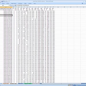 Engine tuning spreadsheets