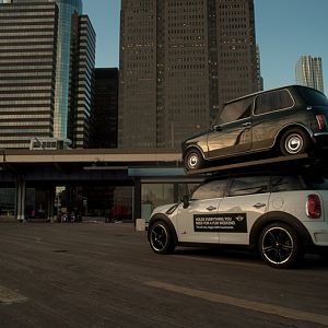 Classic Mini on top of Countryman in New York