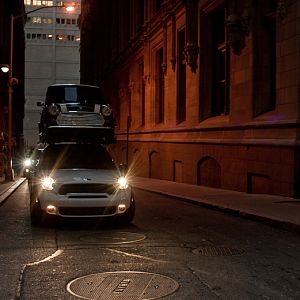 Classic Mini on top of Countryman in New York