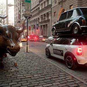 Classic Mini on top of Countryman in New York