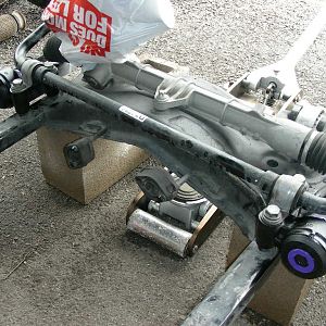 R56 Poly Control Arm Bushings Installed