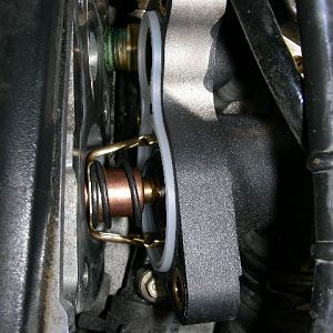 New Thermostat Positioned in Housing
