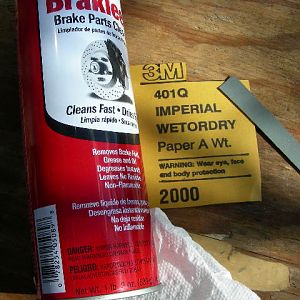 Degreaser & Sandpaper