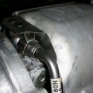 R56 Turbo Oil Line Heat Shield