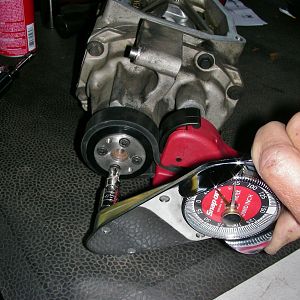 Reduction Pulley Install on the Bench