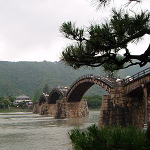 Kintai Bridge in Iwakuni Japan