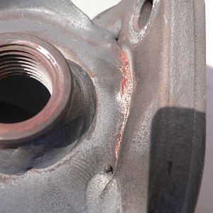 R56 JCW Downpipe Crack Outside