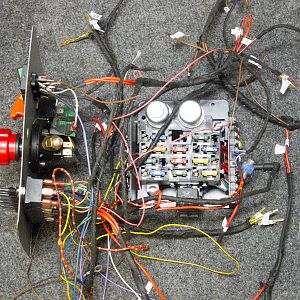 Rewiring center console for Mini Racecar