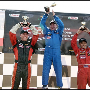 Sallenbach & Lauzire podium at ICAR 2011
