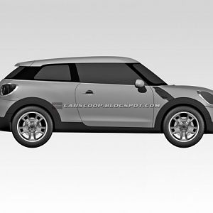 Images from MINI Paceman patent filing