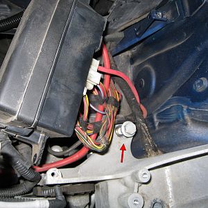 hidden trans bracket bolt