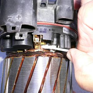 Power Steering Commutator Cleaning