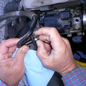 Replace High Pressure Pipe O-Ring