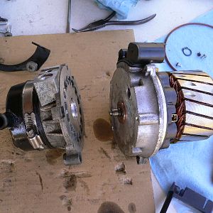 R53 Power Steering Motor Separated