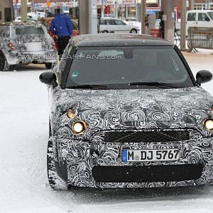 2013 MINI Caught Winter Testing