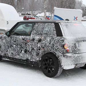 2013 MINI Caught Winter Testing
