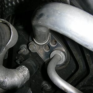 Expansion Valve, Firewall Side Close-Up