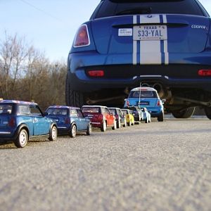 Mini and mini Minis following