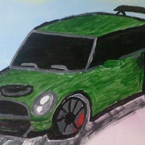 Mini Cooper Art