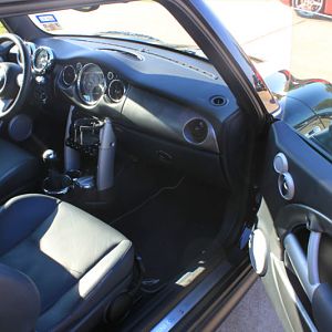 Black leather with cold option package