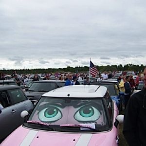 Tickled Pink At MINIS on the Mack
