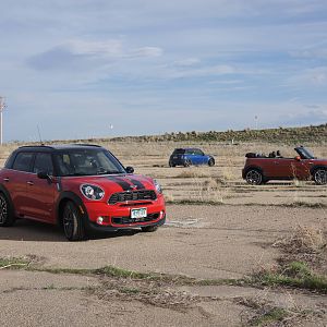 2014 r60 JCW, 2014 r57 and 2004 r53