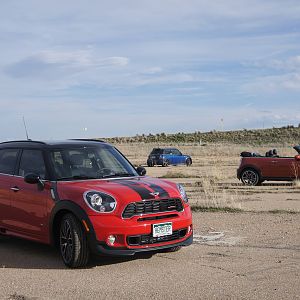 2014 r60 JCW, 2014 r57 and 2004 r53